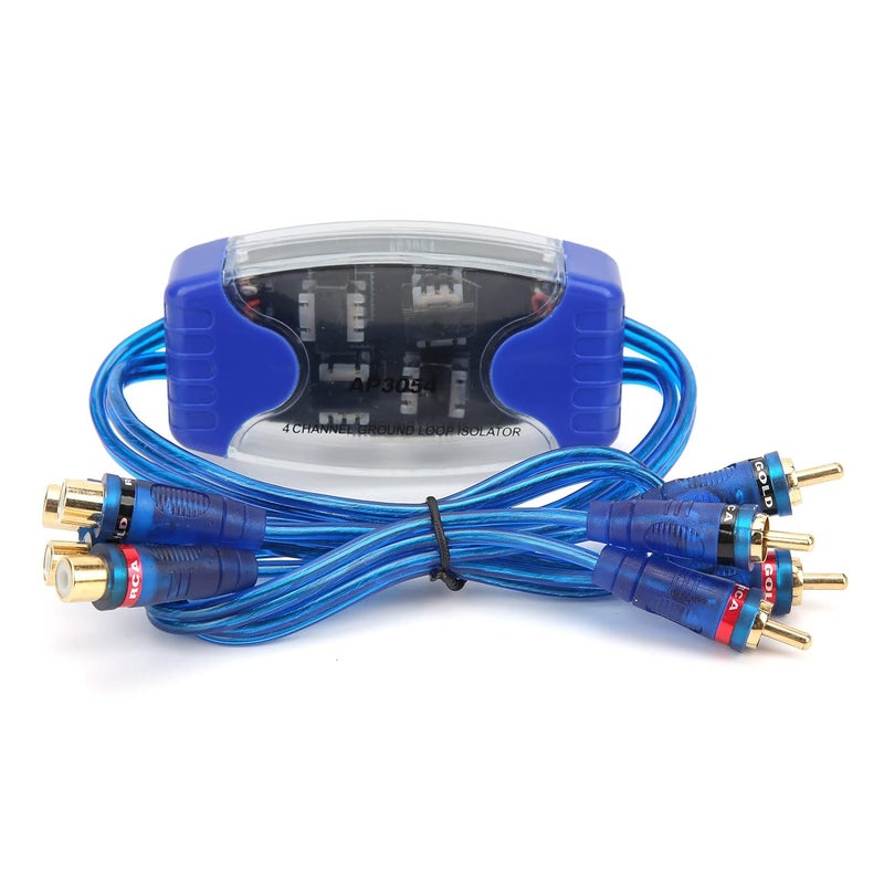 4 Channel Gold Plated Ground Loop Isolator Automotive Noise Filter For Car Amplifier - Image 3