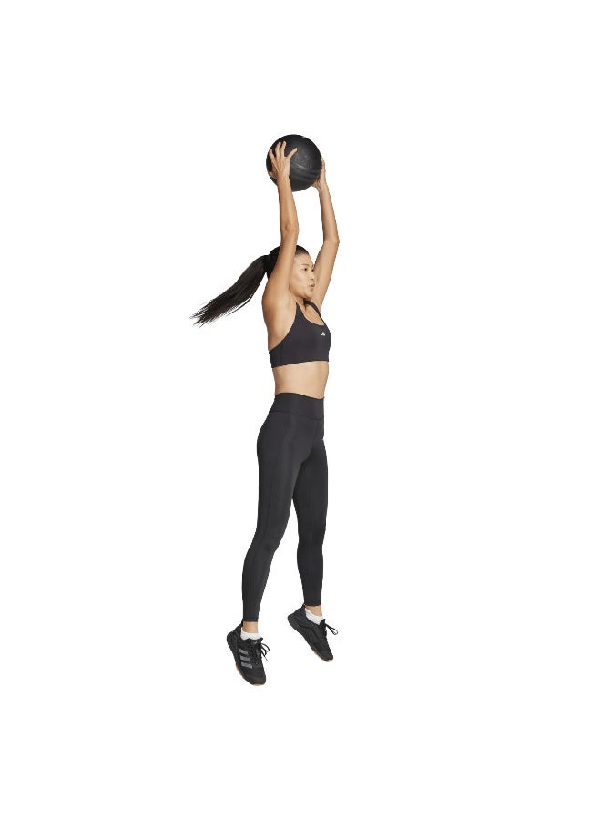 Adidas Opt St Hr 7/8 L Black Training Tights For Women 2XS - Image 4