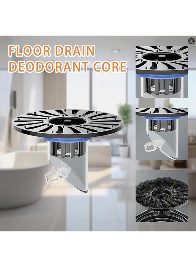 2 Pcs Deodorant Floor Drain Backflow Preventer, Stainless Steel Anti-Backflow Anti-Clogging Water Drainer Compatible with 3.5-4.05 Inch Pipes for Bathroom Kitchen Laundry Sink Stopper Replacement - Image 3