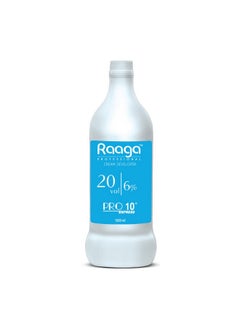 RAAGA PROFESSIONAL Pro 10 Express 6% Cream Developer, 20 Vol (1000 Ml) 