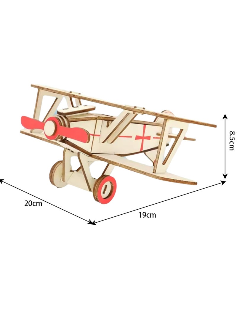 Wooden Puzzle 3D Model Building Blocks Assembly Toys For Boys (Albatross) - Image 2