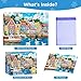 WSCXSC Jigsaw Puzzles 300 Pieces for Adults300 Piece Puzzles for AdultsSea Seagull Building Puzzle for Kids Ages 810 1012Recycled Paper Puzzle 300 PiecesHome Decors Family Challenge Toys - Image 4