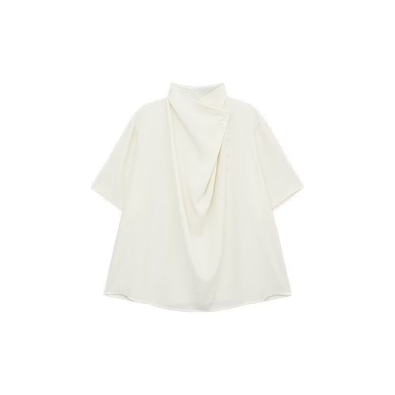 2025 Versatile Harajuku Trendy Japanese Literary Fashion New Chinese Style Stand Collar Trendy Casual Shirt - Image 1