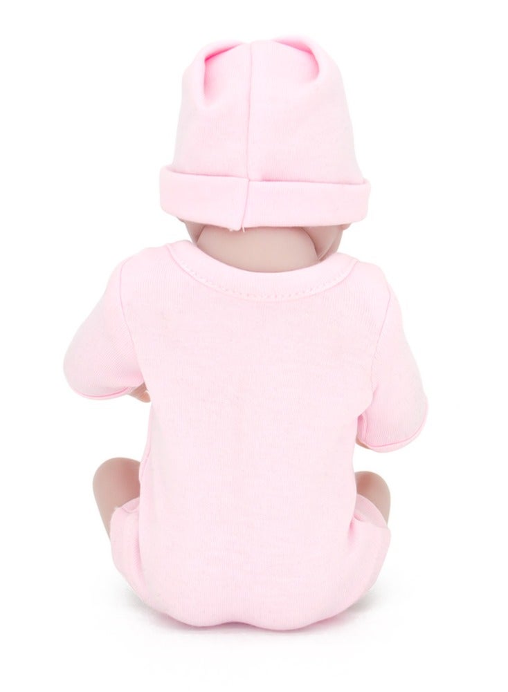 Mini Size 10 Inch 28 Cm Full Vinyl Baby Doll with Clothes - Image 5