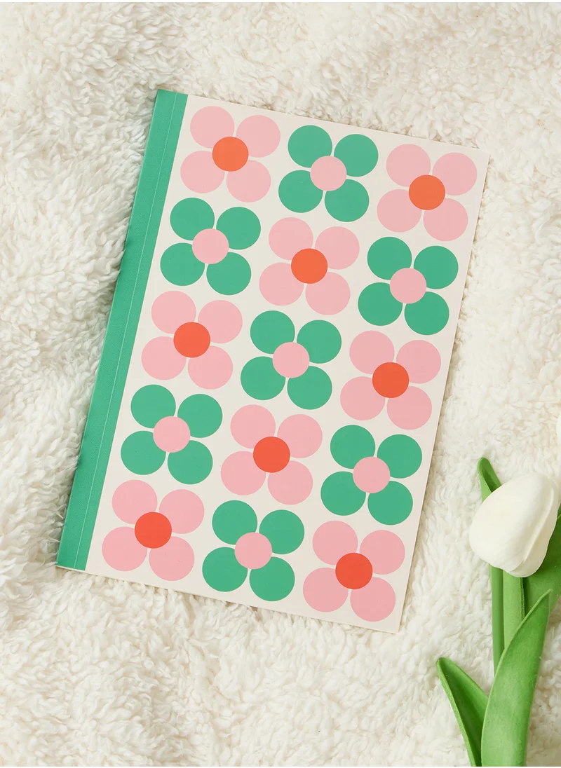Rex London A5 Pink Daisy Notebook