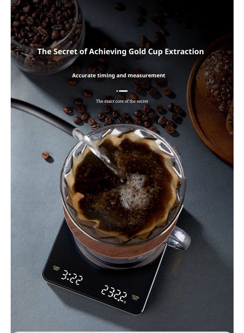 ميزان قهوة رقمي عالي الدقة 0.1 جم | وظيفة Тайمر | للخبز والتحضير - Image 3