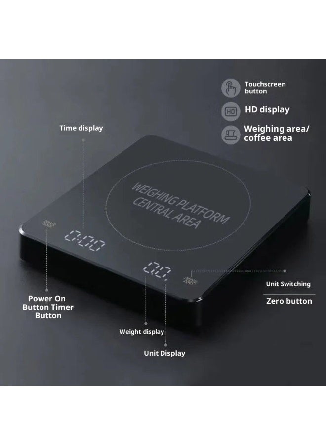ميزان قهوة رقمي عالي الدقة 0.1 جم | وظيفة Тайمر | للخبز والتحضير - Image 2