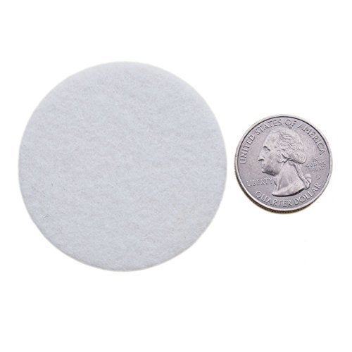 Playfully Ever After 2 Inch White 58pc Stiff Felt Circles - Image 2