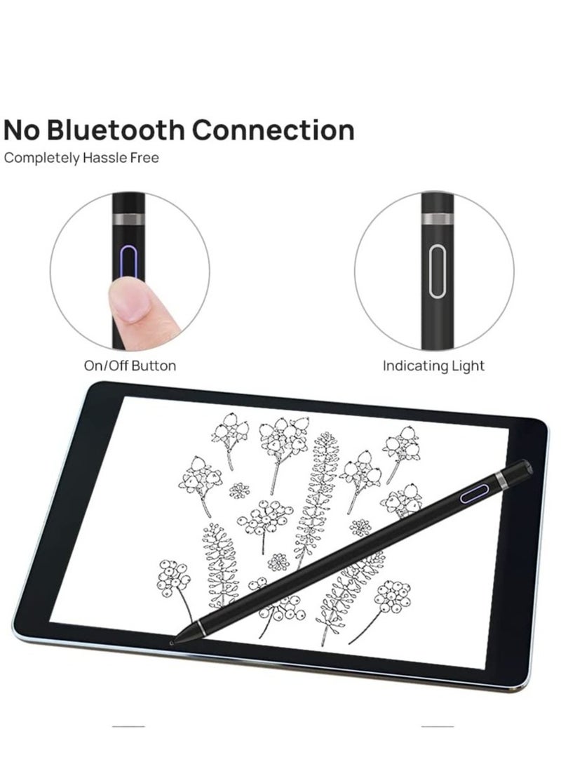 ELTRAZONE - Stylus Pen for iPad Apple Pencil for iPad 9/8/7/6/5/4/3/2 Pro 12.9/11/10.5/9.7 Air 5/4/3/2 Mini 6/5/4 Alternative 2nd 1st Generation Stylus Pens for Touch Screens - Image 1