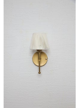 Maison Avf White Leather Bottom Antique Metal Wall Lighting Led Wall Lamp  - Image 4