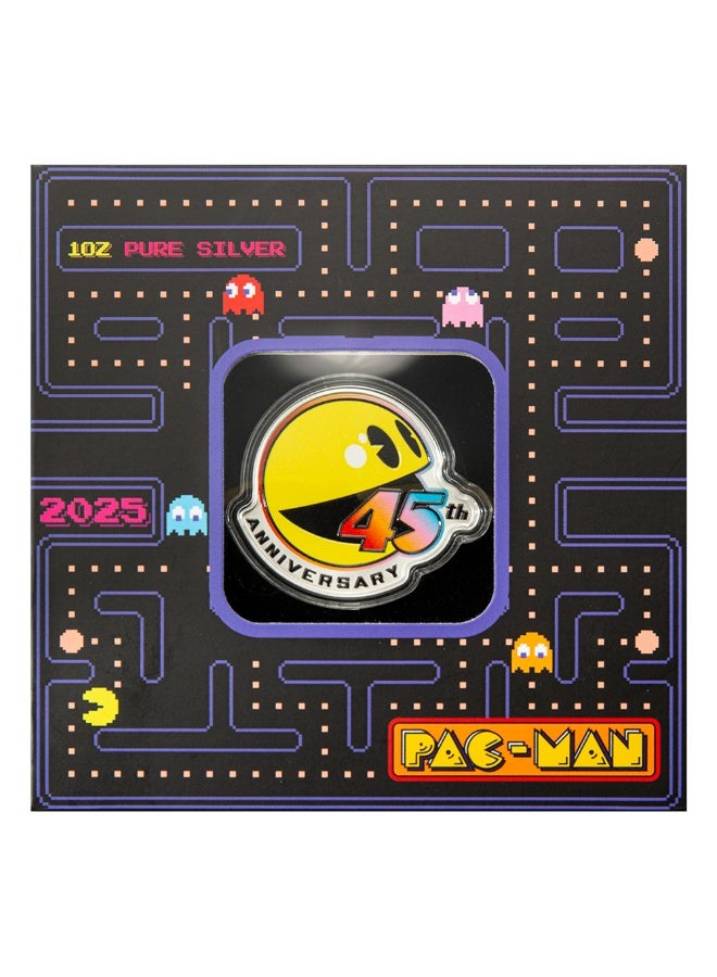 PAMP عملة فضية 1 أونصة بمناسبة الذكرى 45 لـ PAC‑MAN™ - Image 2