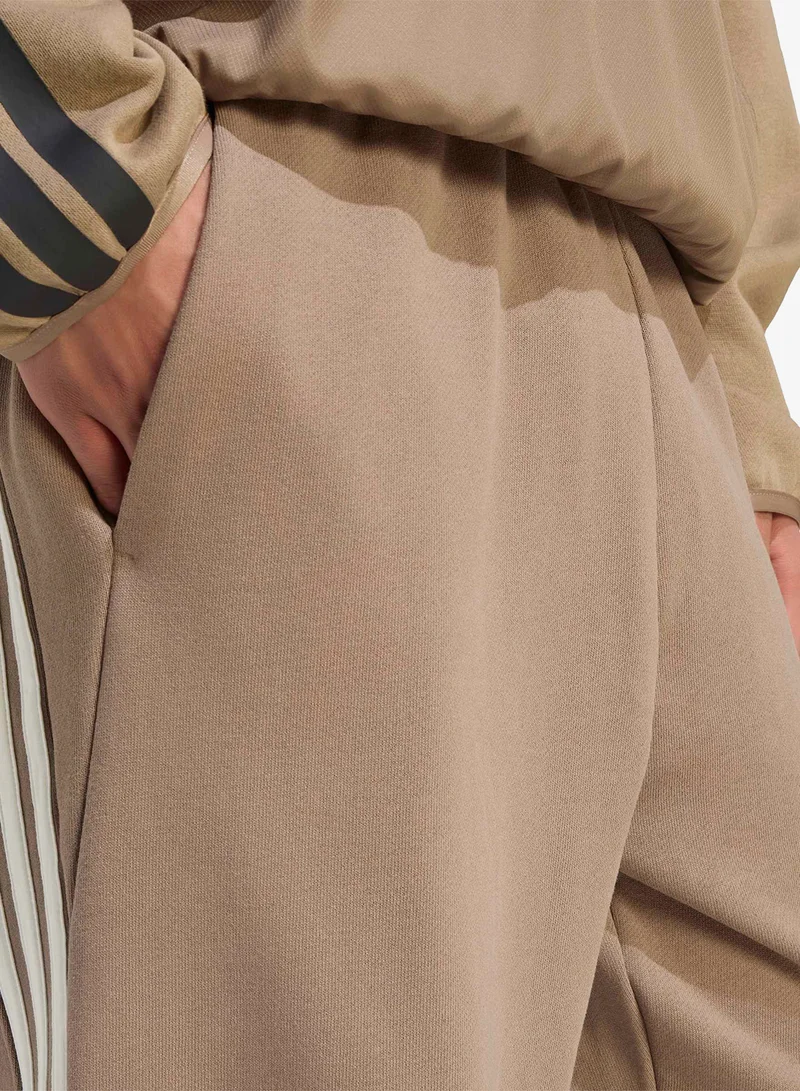 Adidas KHASIX/OWHITE 3-Stripes Regular Cuffed Sweatpants for Men | Best Price UAE