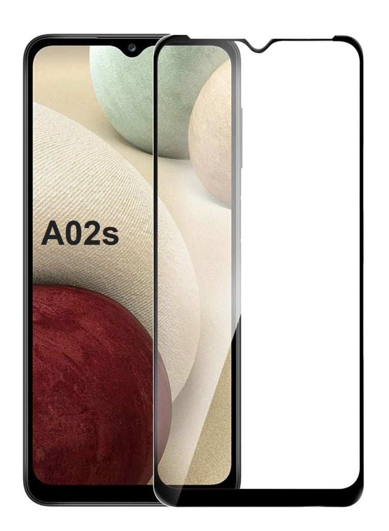 CATANES Samsung Galaxy A02s Screen Protector Clear 9H Tempered Glass Full Coverage 6.5 inch - Image 1