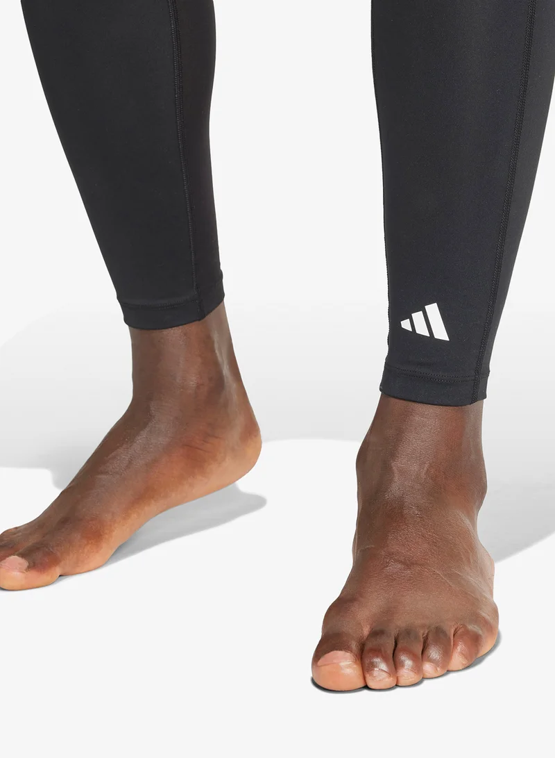 Adidas BLACK Techfit Base Layer Compression Tights for Men | Best Price UAE