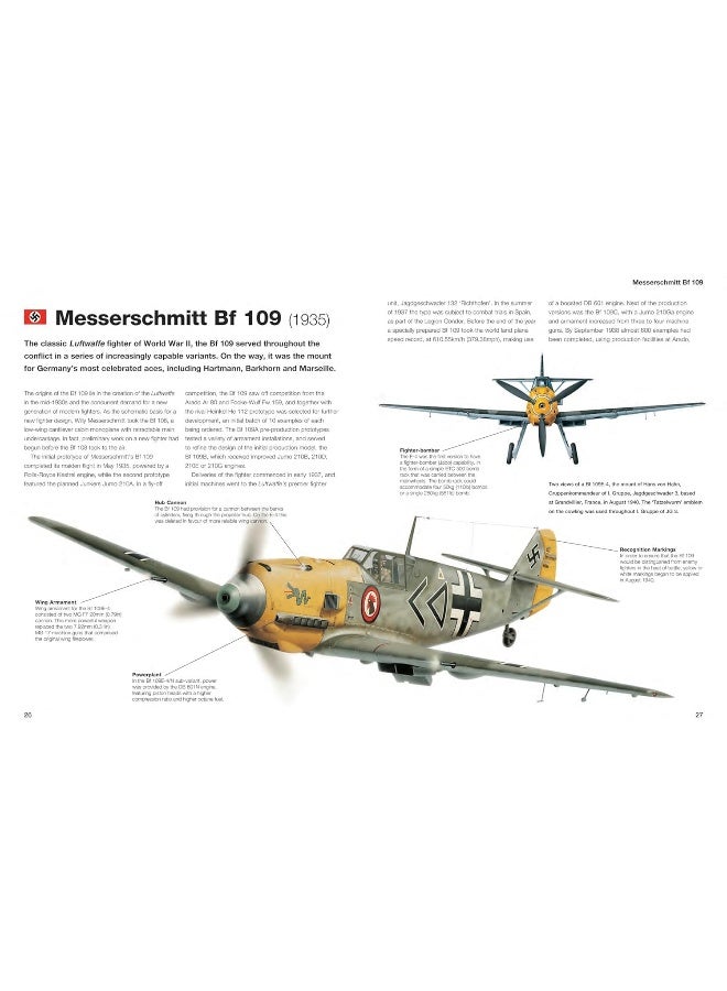 Amber Books German Aircraft of World War II: Fighters, Bombers, Transports, Seaplanes  - Image 4