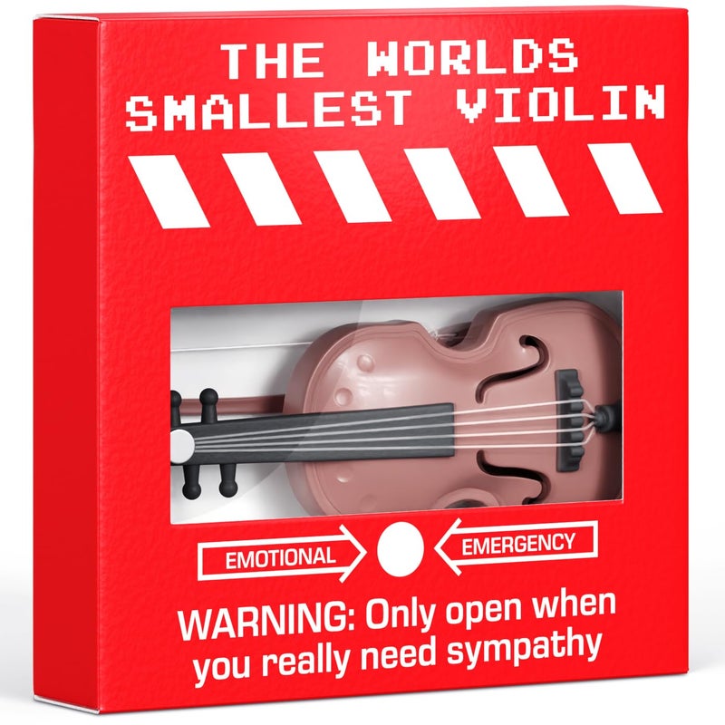 BestaFiesta Fathers Day Funny Gifts for Dad Fathers Day The Worlds Smallest Violin Birthday Gag Prank 30th 40th 50th Birthday Gifts 