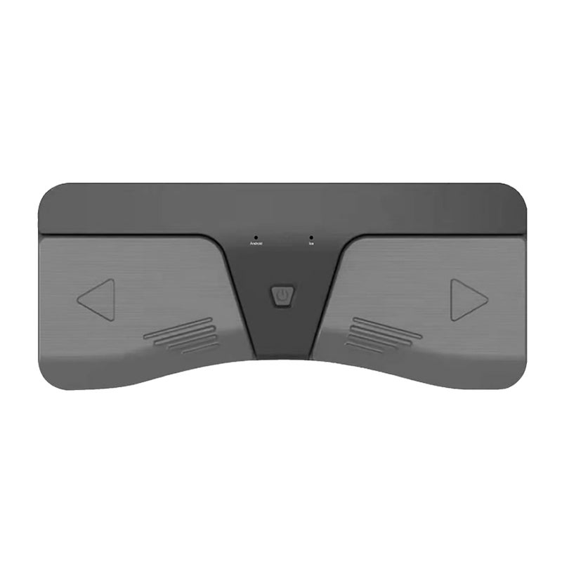 Wireless Page Turner Pedal: Black ABS & PC Portable Stable Anti-Slip Pad Foot-Operated - Hands-Free Easy Quiet Operation BT Page Turner for iOS Android Smart Phones Tablets Musical Players - Image 1