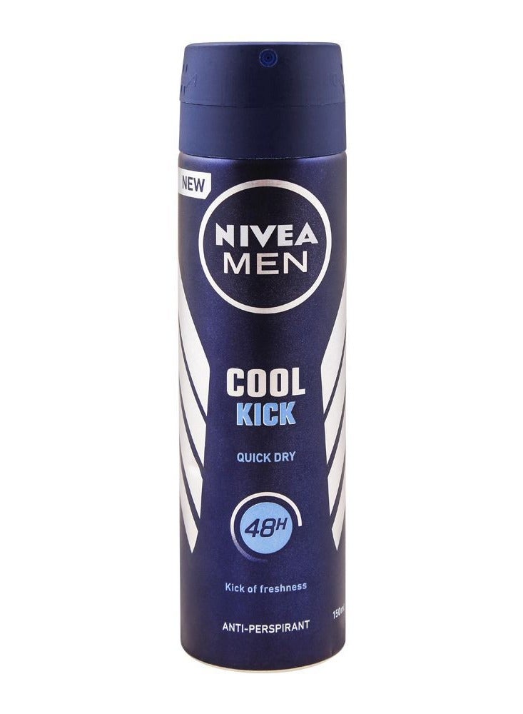 Nivea 48h Cool Kick Quick Dry Antiperspirant Spray 150ml - Image 1