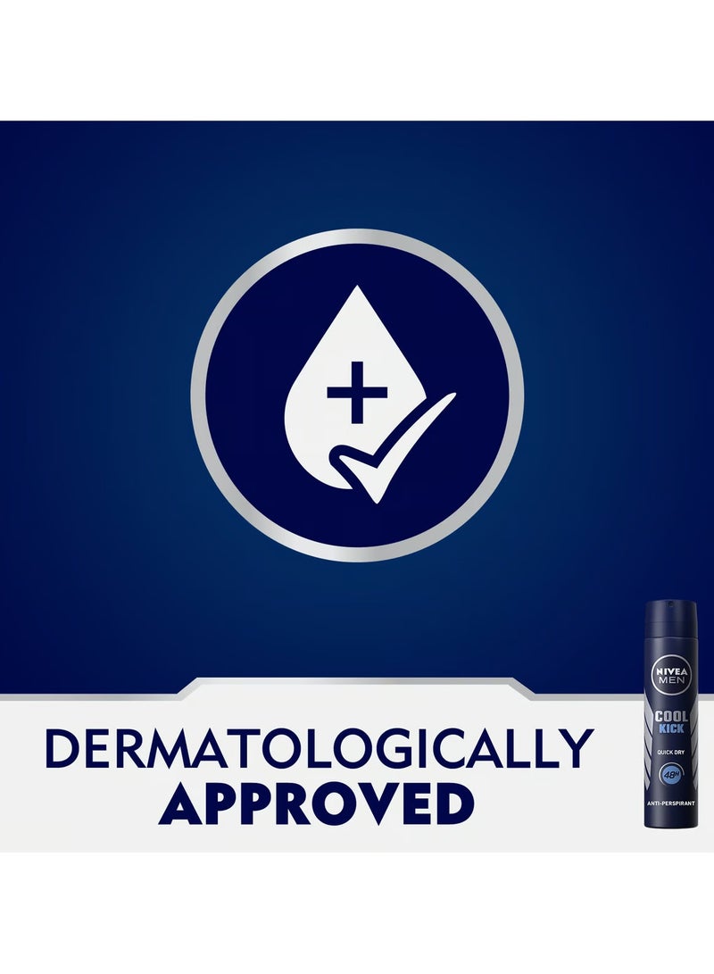 Nivea 48h Cool Kick Quick Dry Antiperspirant Spray 150ml - Image 4
