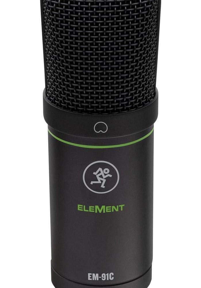 Mackie EM-91C Large Diaphragm Condenser Microphone with Shock Mount and XLR Cable - Image 4