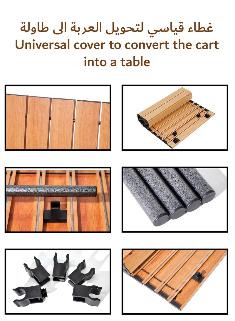 رينوفو غطاء قياسي لعربة نقل الامتعة لتحويلها الى طاولة (غطاء فقط) - Image 2