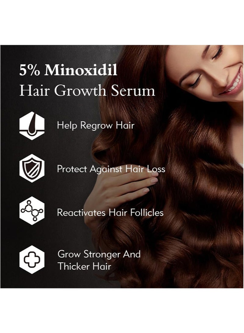MOOYAM Minoxidil Biotin 5% Hair Growth Serum Oil for Men and Women,Prevents Hair Loss and Thinning, 2 fl oz - Image 5