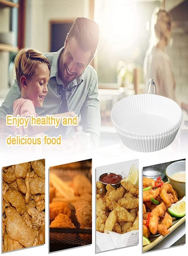 THECLOUDMALL® Air Fryer Disposable Paper Liner Disposable air Fryer Paper Liners, Water-Proof, Oil-Proof, Food Grade Parchment for Baking Roasting Microwave (50PC Air Fryer Paper) - Image 4