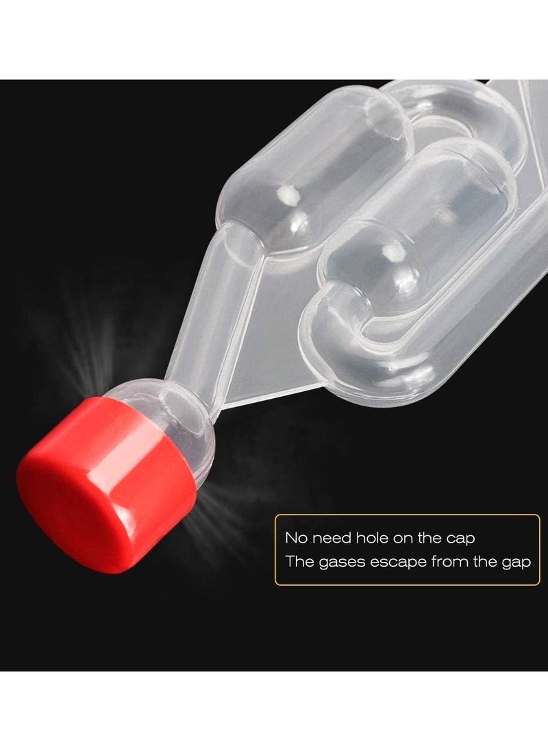 LOLAGO - 2-Piece Fermentation S Type Airlock Twin Bubble with Grommets - Image 1