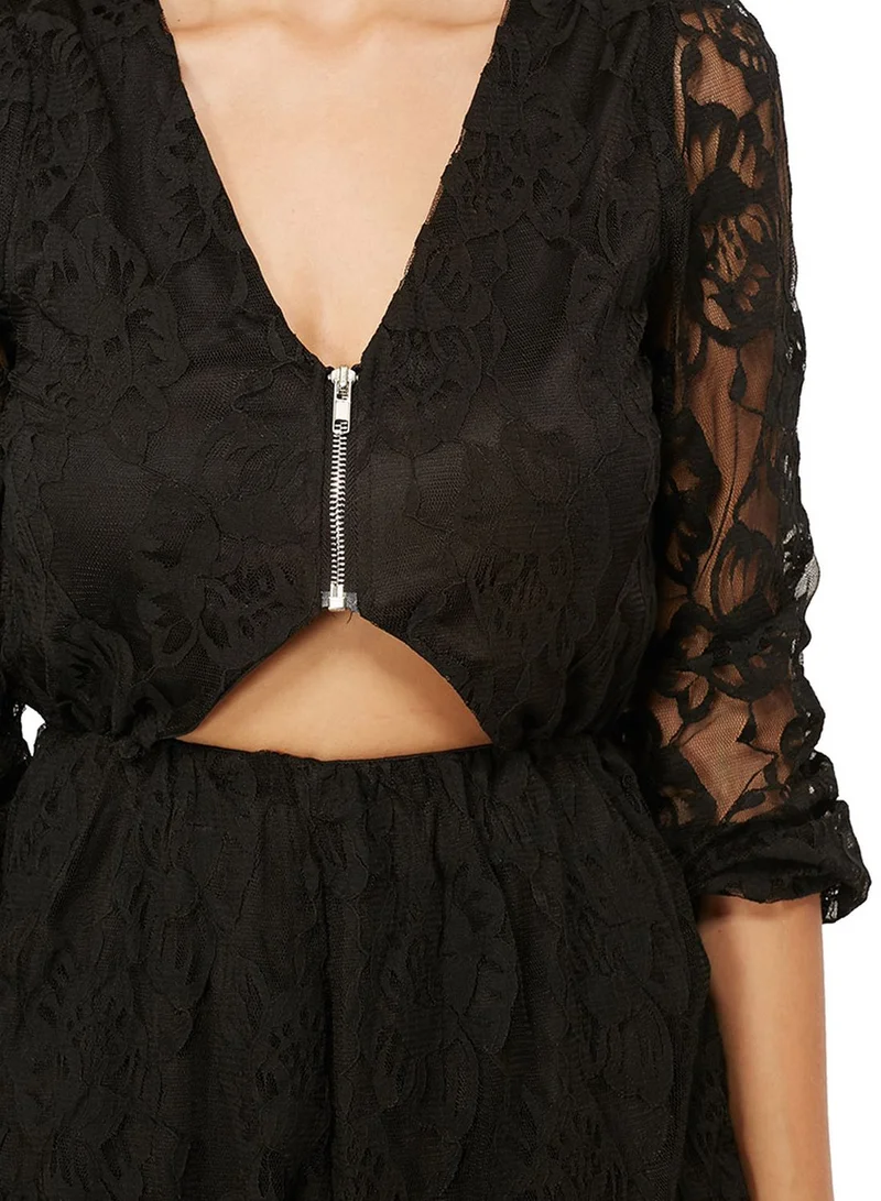 Wyldr Lace Cut Out Playsuit