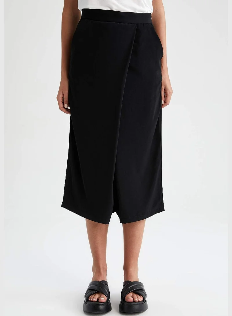 DeFacto Fitted Elasticated Waist Crop Culottes