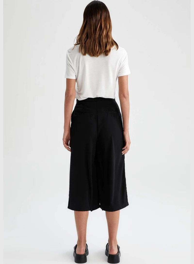 DeFacto Fitted Elasticated Waist Crop Culottes