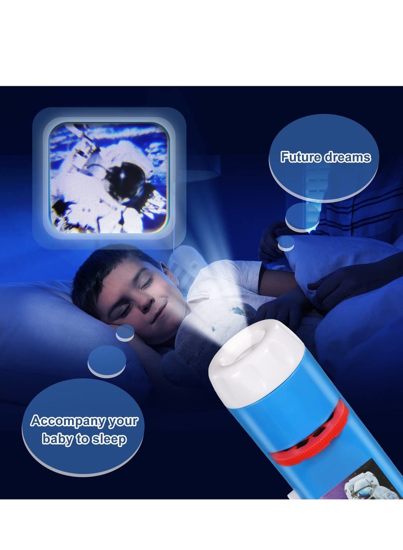 Zikra Slide Projector Flashlight with 72 Patterns, 3 Pack Projector Torches Dinosaur Space Ocean Unicorn Nature Animal Toy Educational Learning Projector Toys for Cognition Bedtime Education - Image 3