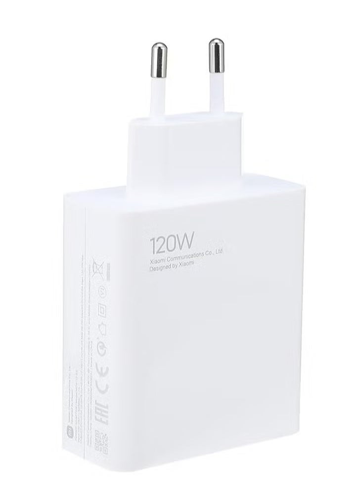 ELTRAZONE 120W Charging Combo (Type-A) Charger with 120W Power – Fast Charging for Smartphones, Laptops & Tablets – 10 Layers of Protection & Safety – Sleek White Design, High-Speed USB Charger - Image 1