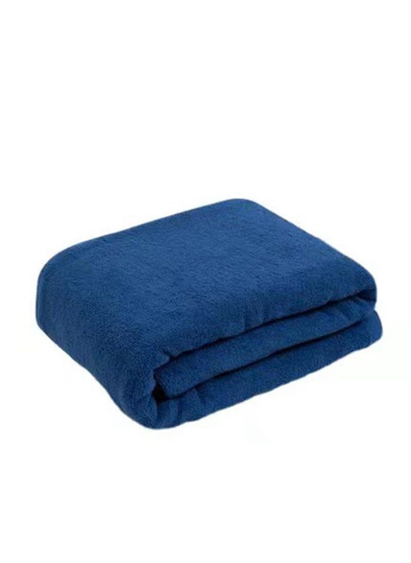 Generic Army Green Cotton Towel Blanket Thin Summer Camp Student Dorm 820g dark blue towel quilt 