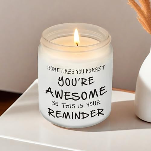 BFJLIFE Candles Gifts for Women Inspirational Unique Valentines Mothers Day Christmas Birthday Gifts for Her Sister Best Friend Wife Girlfriend Stocking Stuffers for Women Lavender Scented Candle - Image 5
