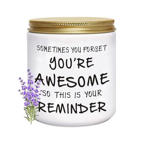 BFJLIFE Candles Gifts for Women Inspirational Unique Valentines Mothers Day Christmas Birthday Gifts for Her Sister Best Friend Wife Girlfriend Stocking Stuffers for Women Lavender Scented Candle - Image 1