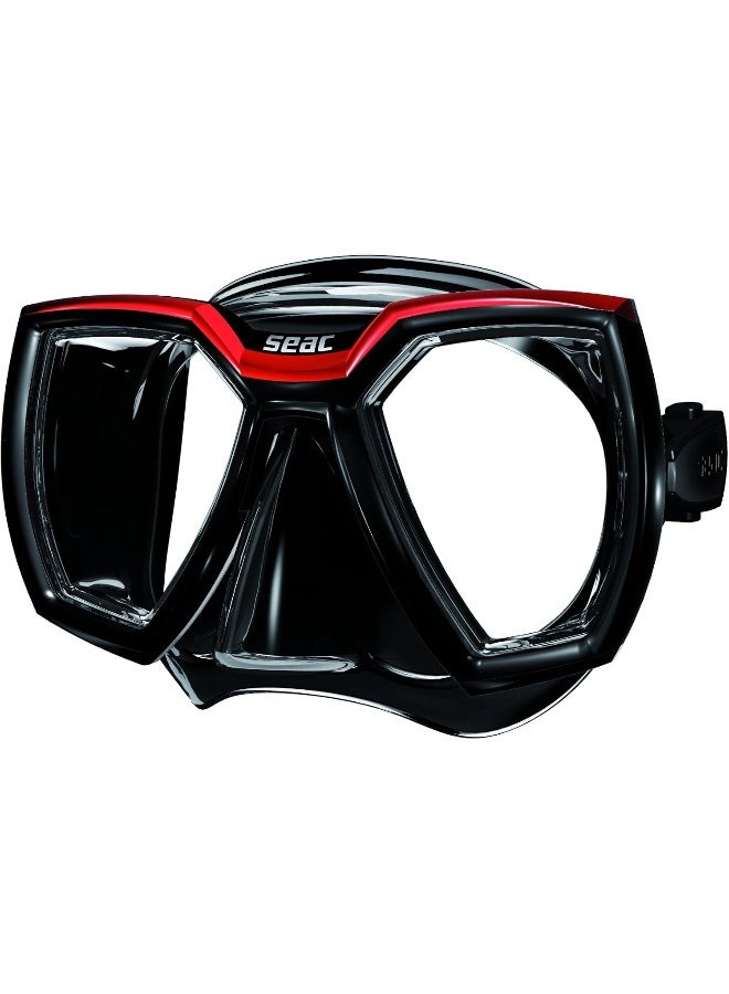 Seac SEAC MASK HERO BLACK/ RED