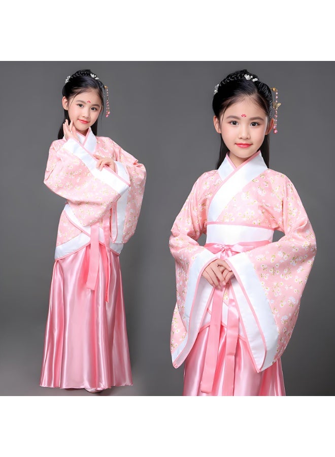 Loquat Girl's Chinese Traditional Costumes Hanfu Dresses Tang Suit Ancient For Dress Up Stage Show Performances Cosplay - Image 1