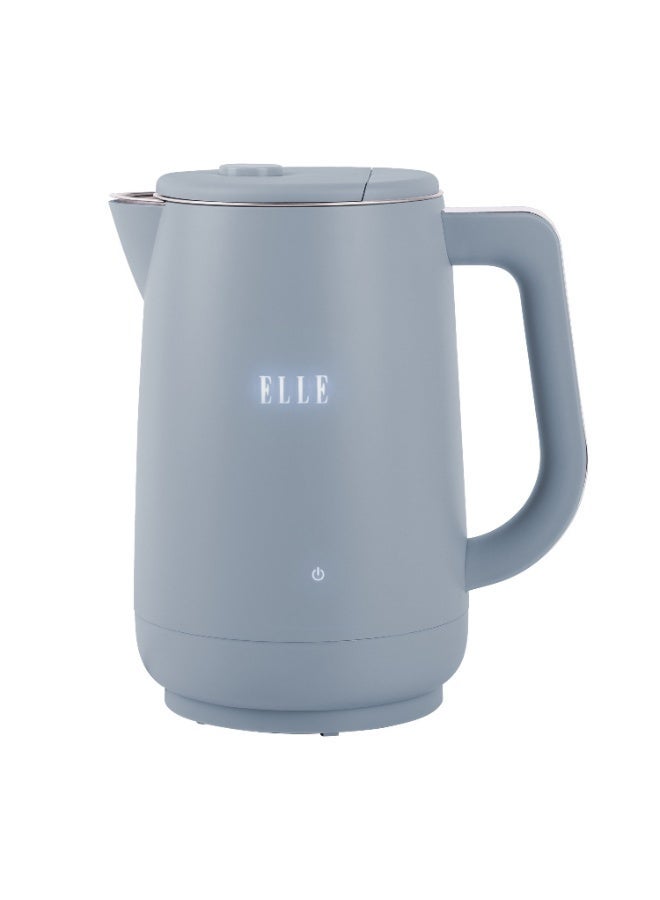 ELLE Panache Series Digital Electric Kettle, 1.7L, Smart Touch Display, Double Wall with Stainless Steel Interior, 2200W - Image 2