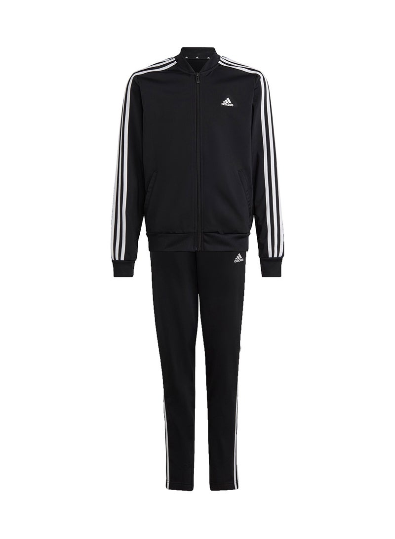 Adidas Junior Girls Essentials 3 Stripes Tracksuit  - Image 1