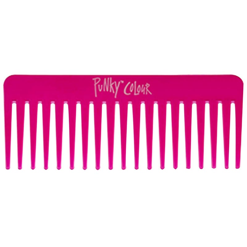 Punky JM Widetooth Comb Pink No Handle Detangler Comb Detangles Hair Eliminates Mats Coils and Prevents Hair Breakage  Works on Wet or Dry Natural Thick Wavy and Curly Hairs