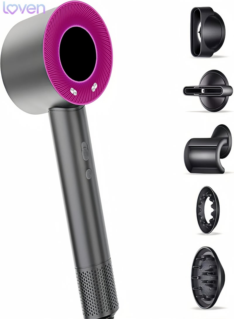loven 1600W Super Hair Dryer with Powerful Digital Motor for Fast Drying - Image 1