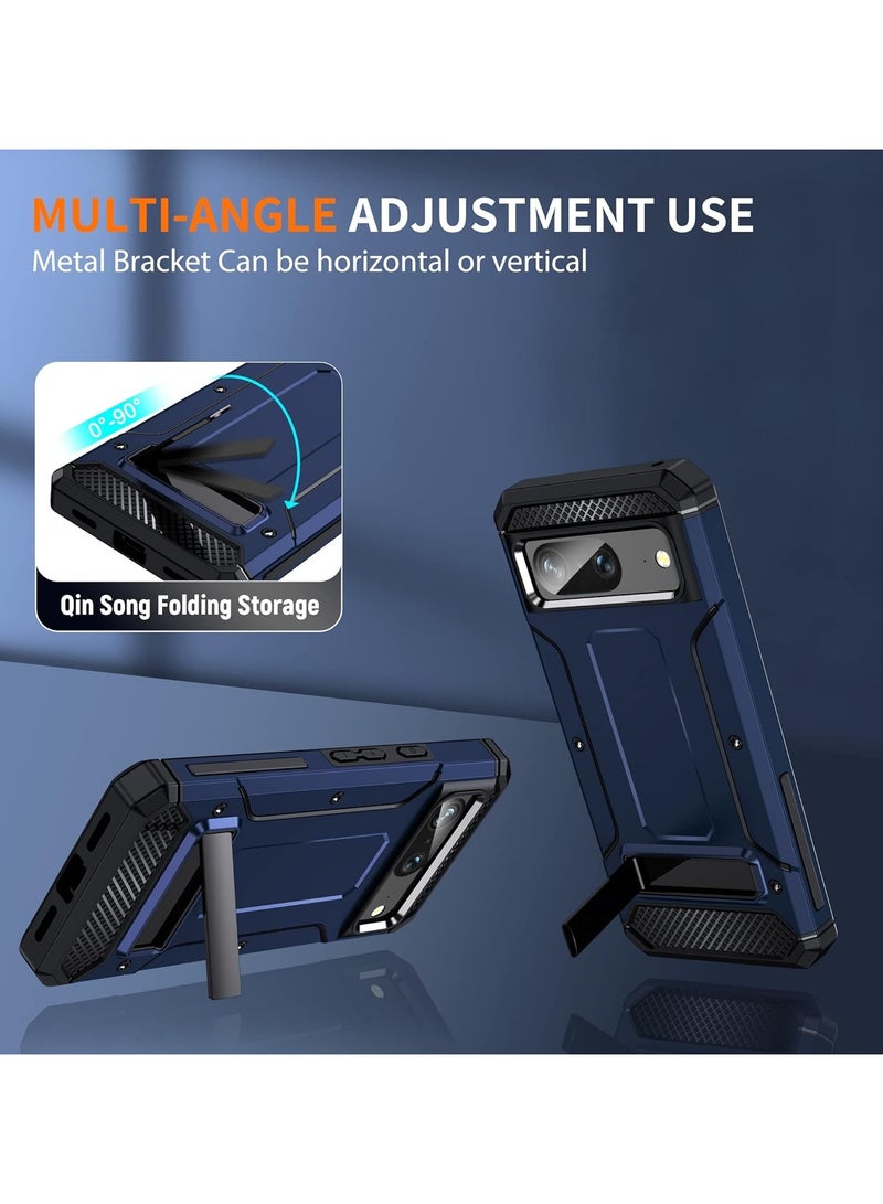 AROAQ Rugged Armor Heavy Duty Back Cover Compatible for Google Pixel 8 Military Drop Tested Hybrid with Kickstand Case - Image 5