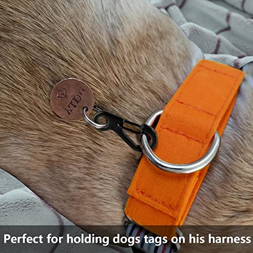 EFFIET 12pcs Mini SF Alloy Carabiner Clip Key Clips for Keychains, EFFIET Small Spring Snap Hook Carabiners for EDC Key, Dog Tags, 7 Strand Paracord and Hanging Camera Strap Lugs Camping Tent - Image 5