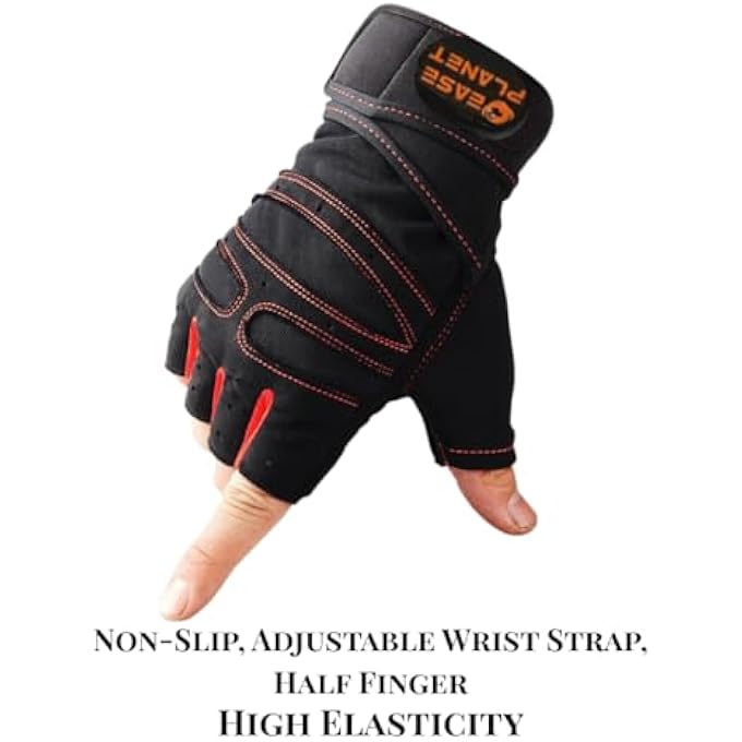 EP Gym Gloves For Workout, Weight Lifting, Training & Fitness – Breathable, Non-Slip, Wrist Support Exercise Gloves For Men & Women - Image 5