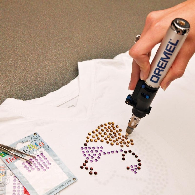 Dremel VersaTip Precision Butane Torch - Long Lasting Cordless Soldering Iron - Perfect for Pyrography, Paint Removal, & Heat Embossing (2000-7) - Image 5