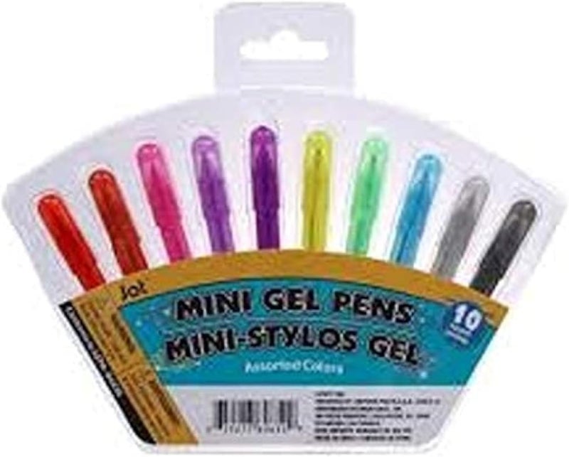 Jot Mini Gel Pens 10ct Pack - Image 1