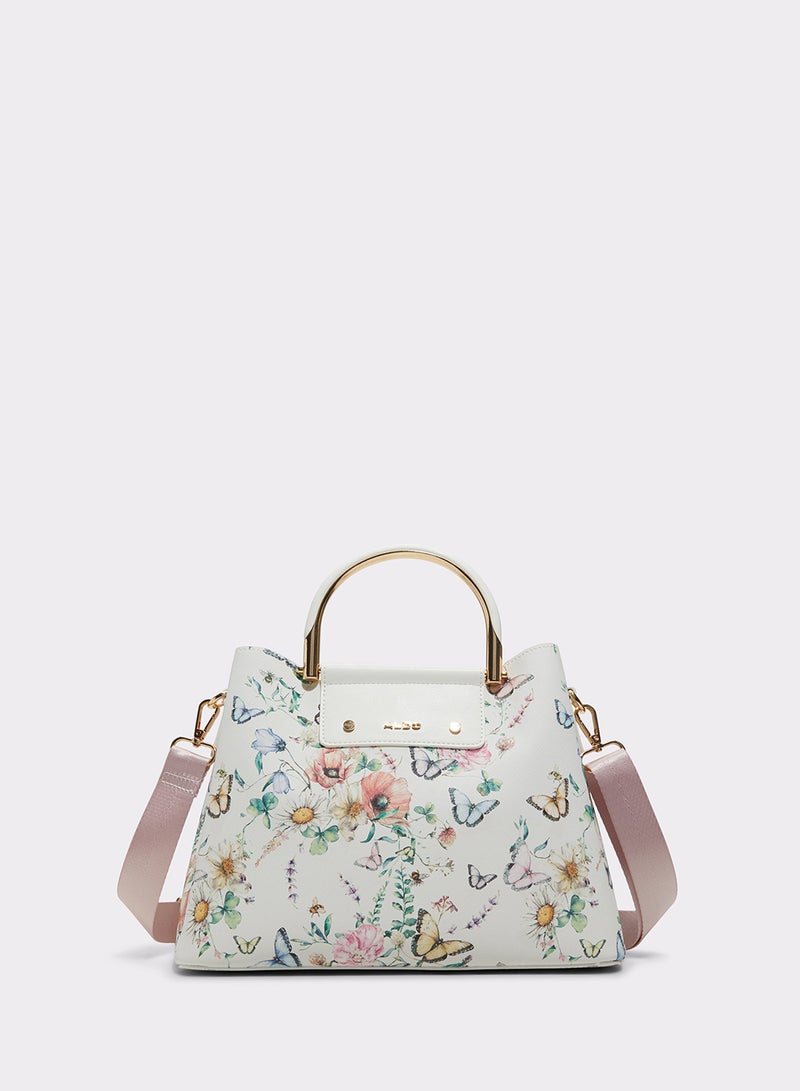 الدو حقيبة ساتشيل مطبوعة بالزهور بسحاب علوي - Image 1