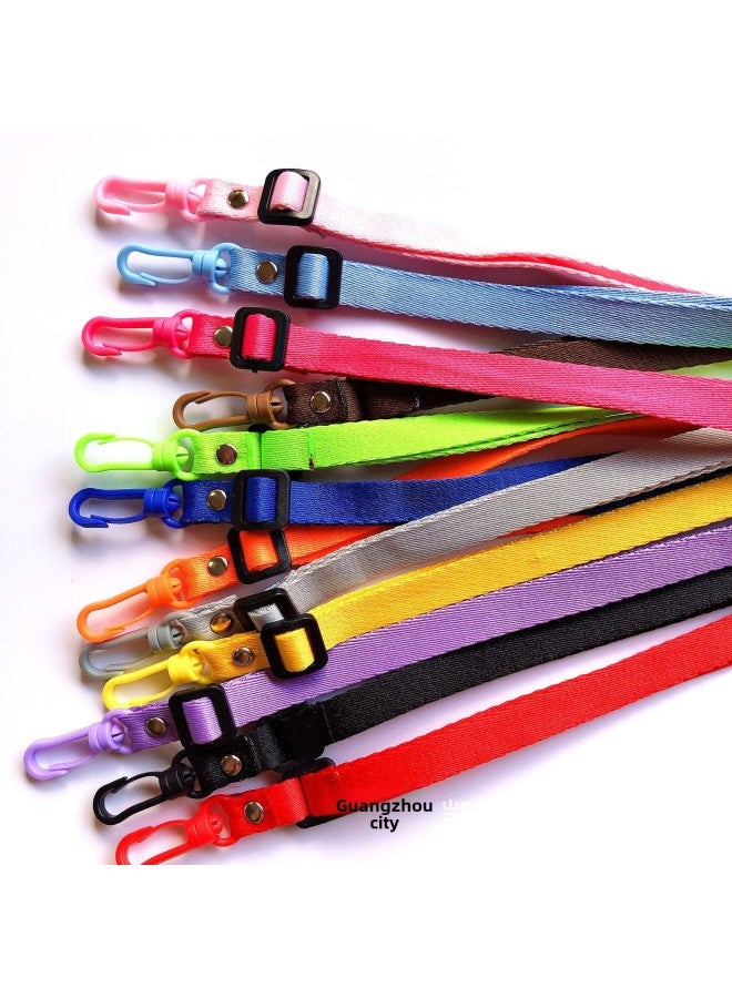 Adjustable Length Candy Solid Color Mobile Phone Case Strap Shoulder Strap Crossbody Bag Cup Camera Universal Mobile Phone Lanyard-Specifications Support Image Upload:Coffee - Image 3