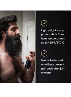 The Beard Struggle Beard & Hair Heat Protectant Spray - Viking Shield Beard Spray for Men, Protects Hair from Heat Damage of Straightener and Styling - Argan Oil Thermal Protector Spray - Protect Up To 450º F - 4 Fl Oz  - Image 4